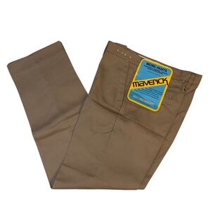Vintage Maverick Work Pants Men’s 32x30 Brown Blue Bell USA NWT 70s 80s Khaki
